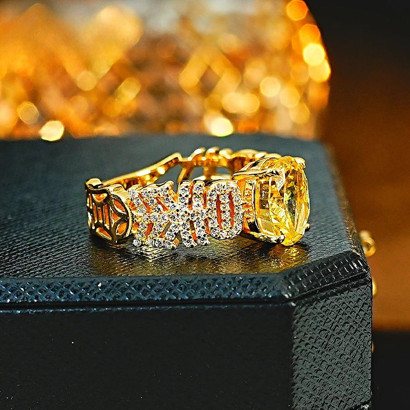 Medieval Style Retro Egg Shaped 925 Silver Ring Set with High Carbon Diamond Radiant Cut Temperament for Women