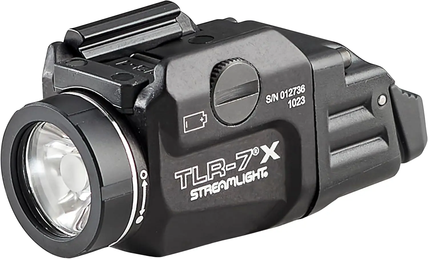 424 TLR-7 X 500-Lumen Compact Tactical Weapon Light, Includes High, Low Paddle Switches and Key Kit, Black