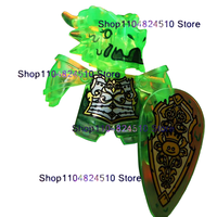 Anime Cartoon Games Toy Bricks Dolls Dragonborn Medieval Dragons Knights Soldiers Warriors Building Blocks for Kids Toys Gifts