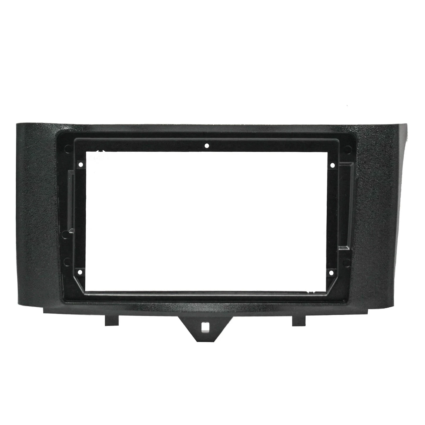 Car Radio Fascia para Benz, 2 Din, DVD Stereo Frame, Adaptador de Placa, Instalação de Traço de Montagem, Moldura para Smart Fortwo 2011-2015