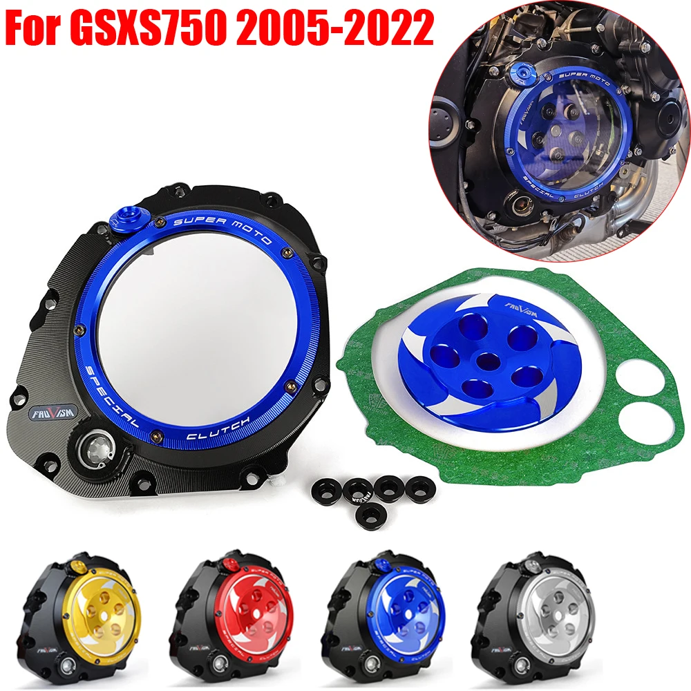 

GSXS 750 Clear Clutch Cover Motorcycle Engine Cover For Suzuki GSXS750 GSX-S750 GSX-S GSX S 750 2005 - 2022 2018 2019 2020 2021