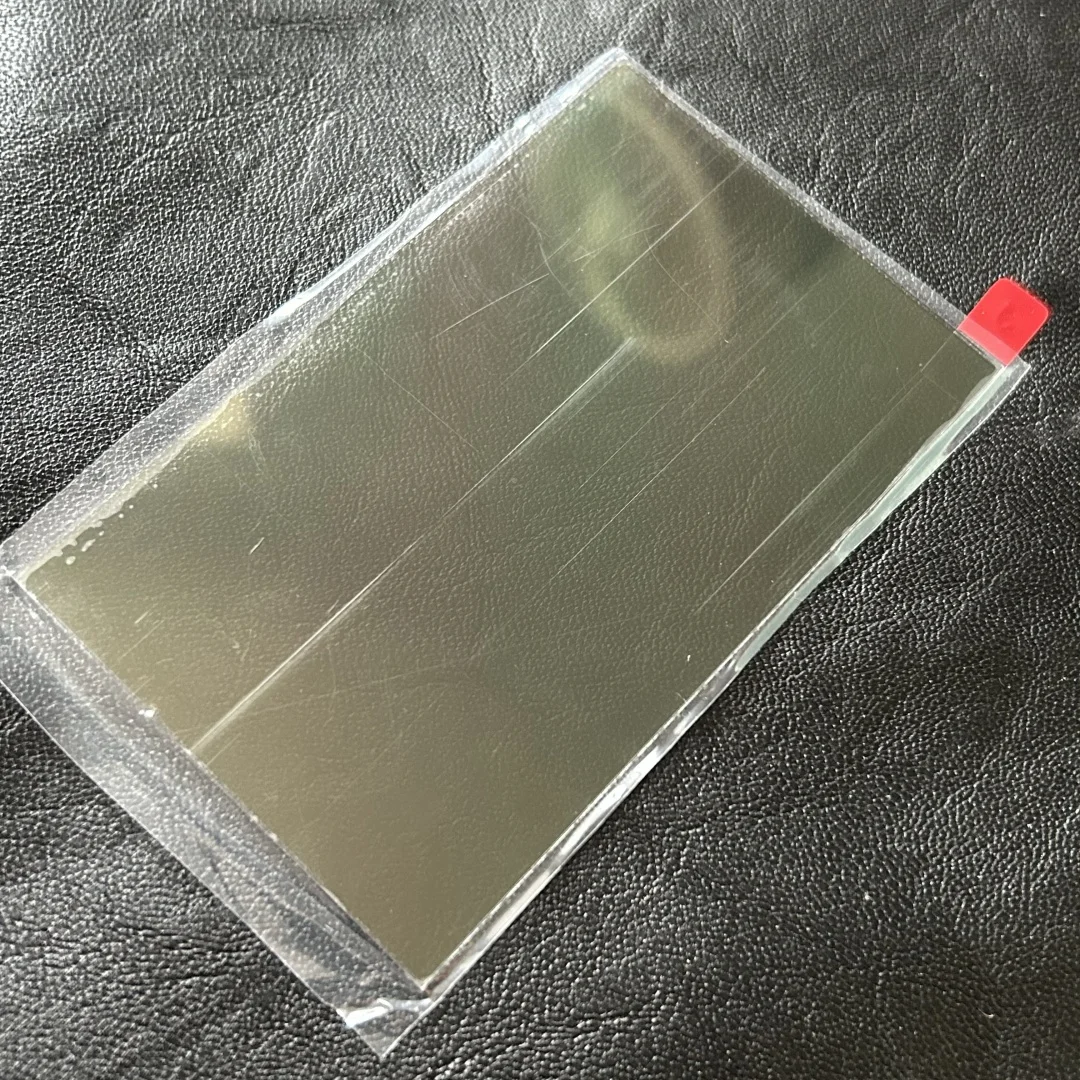 89X52mm FPC-FJ035FHD01-V6 Thermal-isolating Polarized Heat Insulation Glass Lens 87.8X51.5mm for Magic HY350 Projector Polarizer