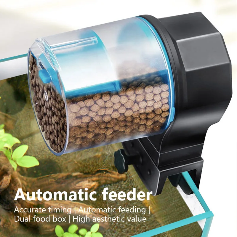 Automatic Fish Tank Feeder Intelligent Timing Automatic Feeder Aquarium Goldfish Feeder Large Capacity Goldfish Aquarium Feeder