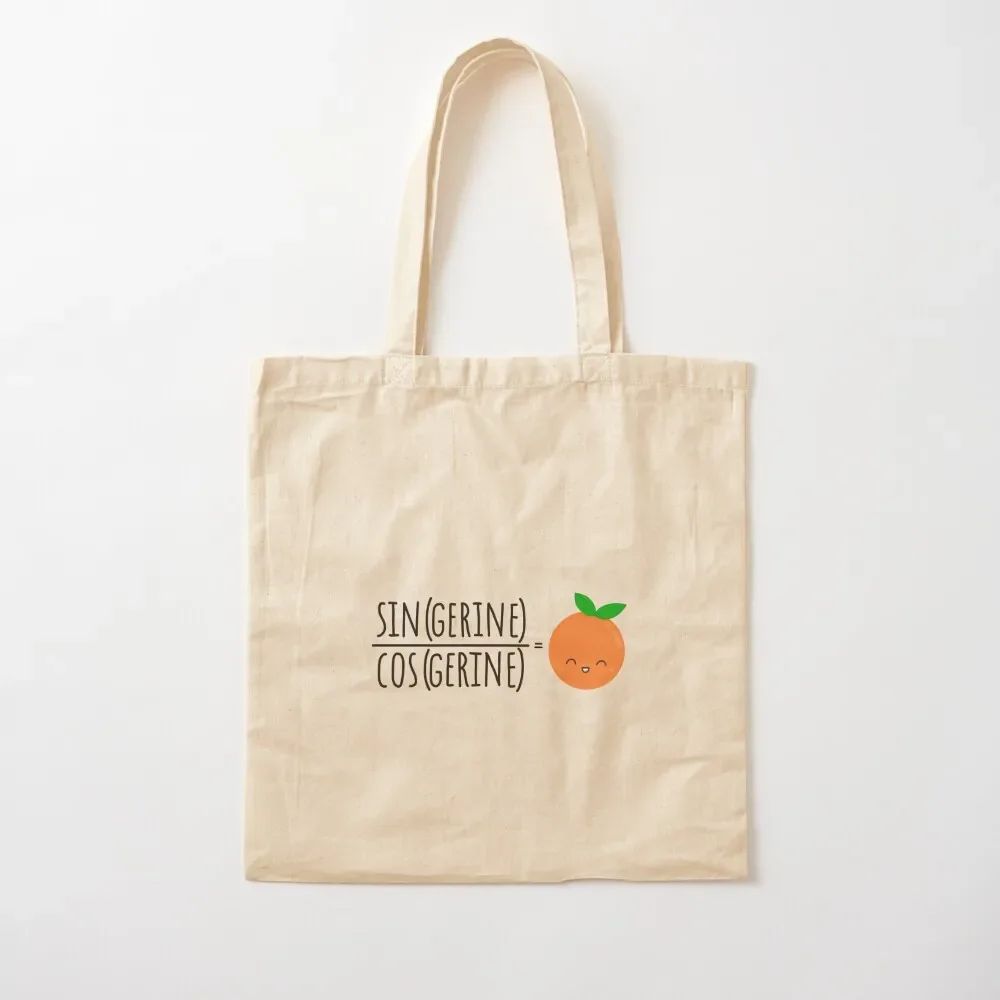 

Tan(gerine) Math Tote Bag tote bags aesthetic ecological bags Shopper bag foldable reusable bag