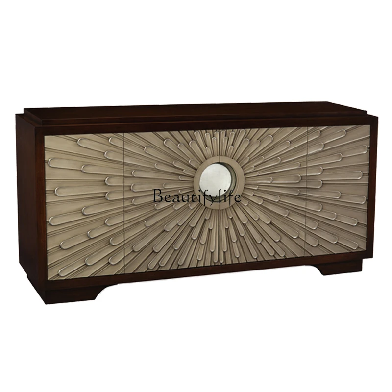 

Imported Villa Living Room Hook Furniture Entrance Cabinet Bedroom TV Living Room Jianmei Decorative Cabinet