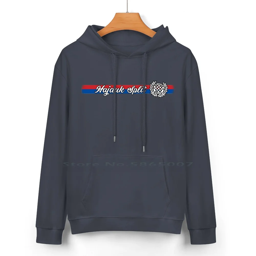 Hajduk Split Vijenac-Standard Print Clothing Cotton Hoodie Sweater 24 Colors Torcida Hrvatska Makarska Omi? Zagreb Zadar