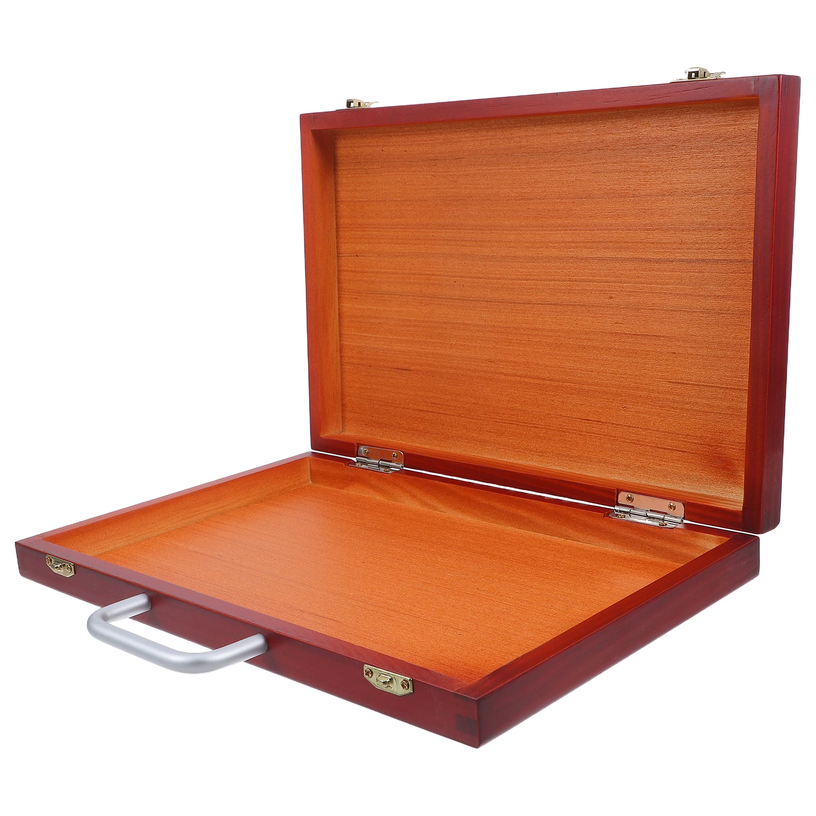 صندوق تخزين اللوحة الخشبية خفيف الوزن، منظم مستلزمات الفن على الطراز الأوروبي، حقيبة أدوات الرسم متعددة الوظائف للفنانين #1