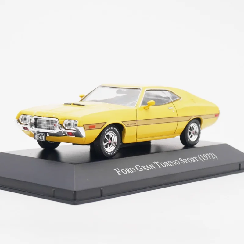 

IXO Diecast 1:43 Scale Alloy GRAN TORINO SPORT 1972 Classic Muscle Car Model Simulation Toy Collection Gift Static Ornament