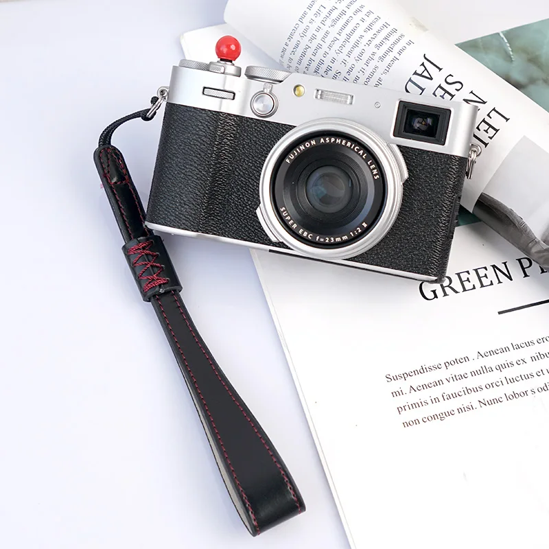 Cameraband Polsband Handriem Voor Slr Dslr Camera Sony Canon Fuji Fujifilm Pentax Panasonic Ccd Vlog Cam Leren Band Fit
