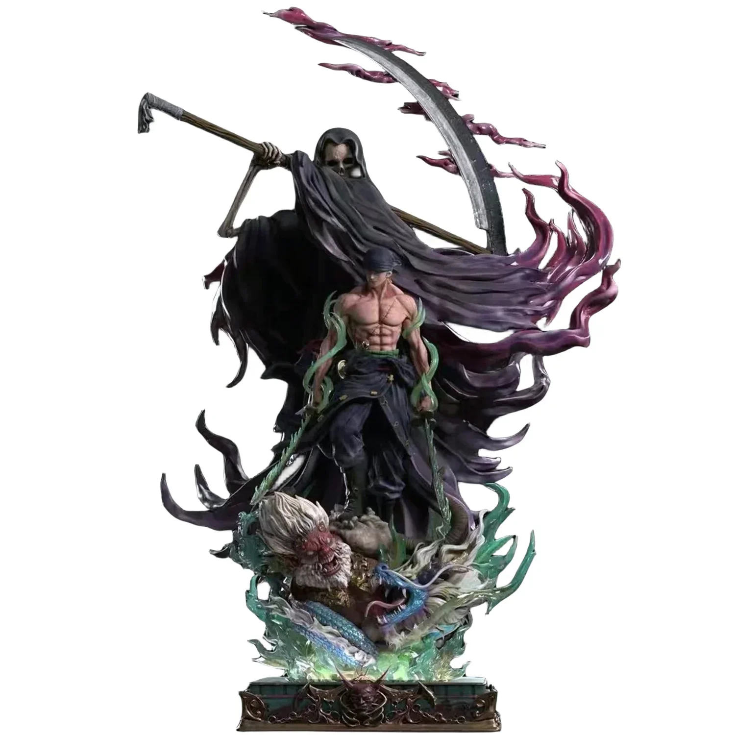 

27cm japanese Anime One Piece Death Roronoa Zoro PVC Action Figure Adult Collectible Model Toys Gifts