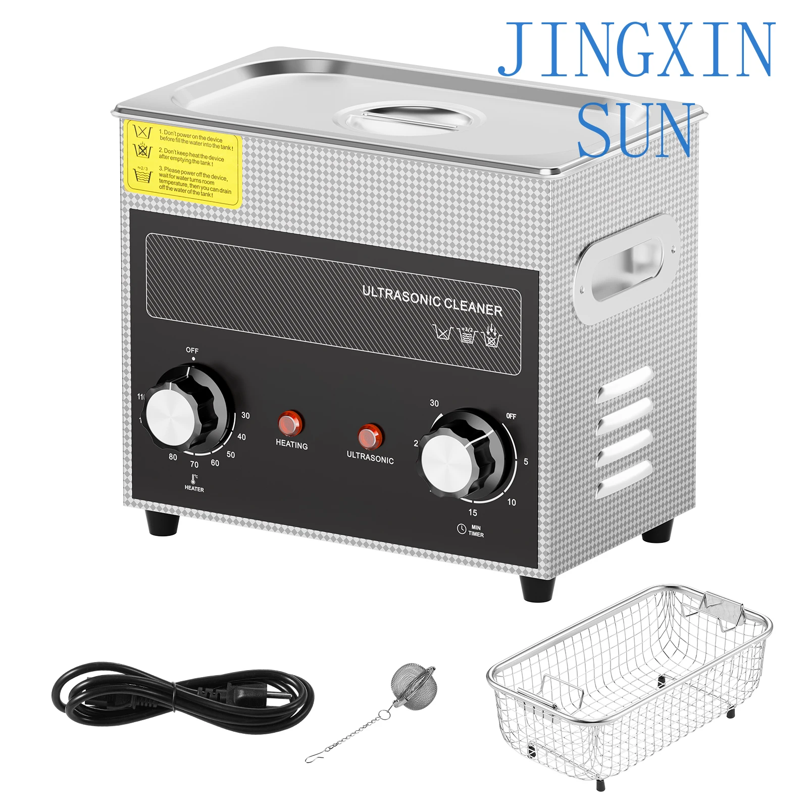 2/3/6/10/15/30L Ultrasonic Cleaner with Heater Timer for Lab Tools Metal Parts Carburetor Brass Auto Parts Engine Parts