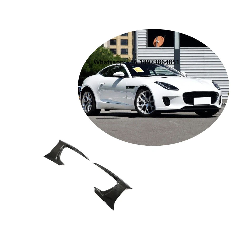 

Carbon Fiber Front Bumper Vent for Jaguar F-Type Base Convertible 2-Door 2018-2019