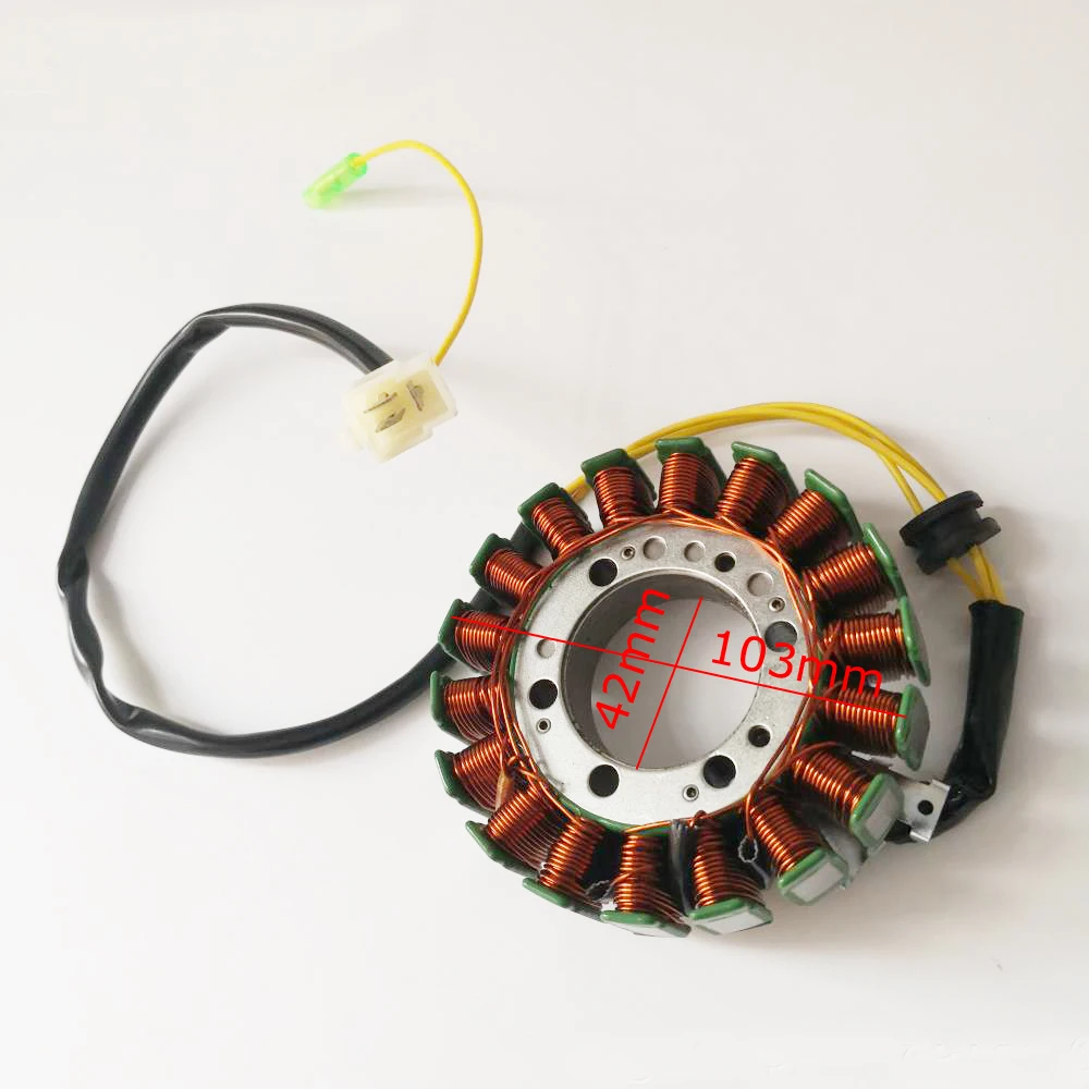 3 Phrase DC Fired 18-pole Magneto Stator For 250cc Water Cooled Scooters Moped ATV Motorcycle CF250 V3 V5 CH250 CN250