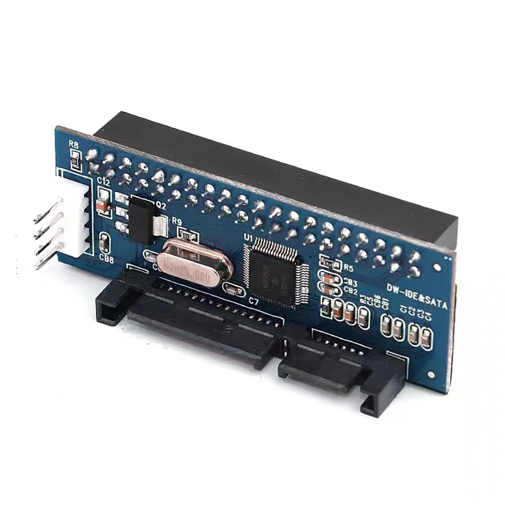 IDE إلى SATA تحويل محول 3.5 بوصة القرص الصلب DVD IDE محرك الأقراص الضوئية كاتب الأقراص المضغوطة توصيل الكمبيوتر المكتبي مع منفذ SATA VCR المتوازي
