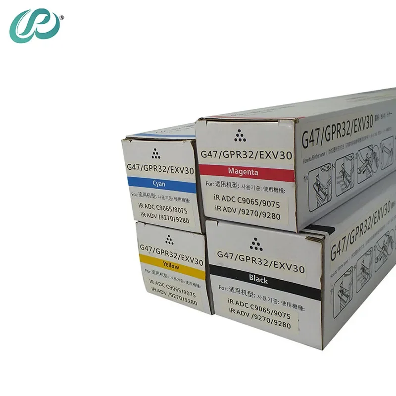 4pcs G47 GPR-32 C-EXV30 Color Toner Cartridge for Canon IR ADV C9065 C9075 C9270 C9280