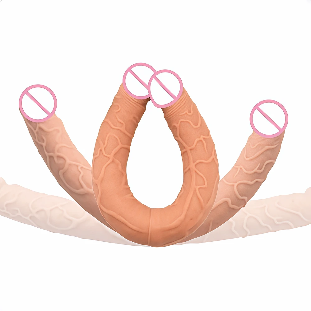 Realistischer Flexibler Doppelseitiger Dildo Für Analspiel_voghion.com
