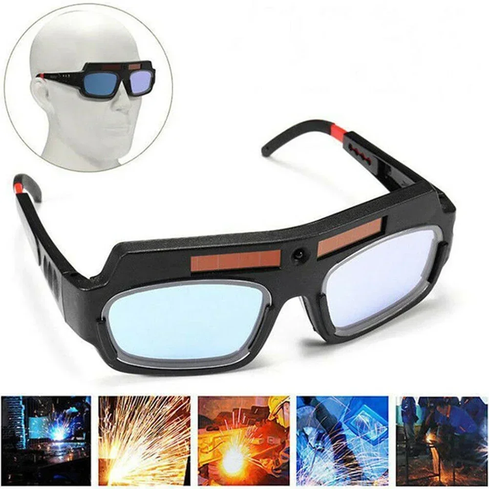 Welding Glasses Solar Goggle Automatic Darkening Welding Shield Resist Ultraviolet Rays Helmet Glasses Welder Glasses Parts