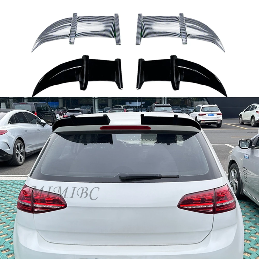 

FOR Volkswagen VW Golf 7 Golf MK7 7.5 GTI GTD R 2013-2019 Rear Trunk Spoiler Wing Rear Roof Window Boot Lip Spoiler