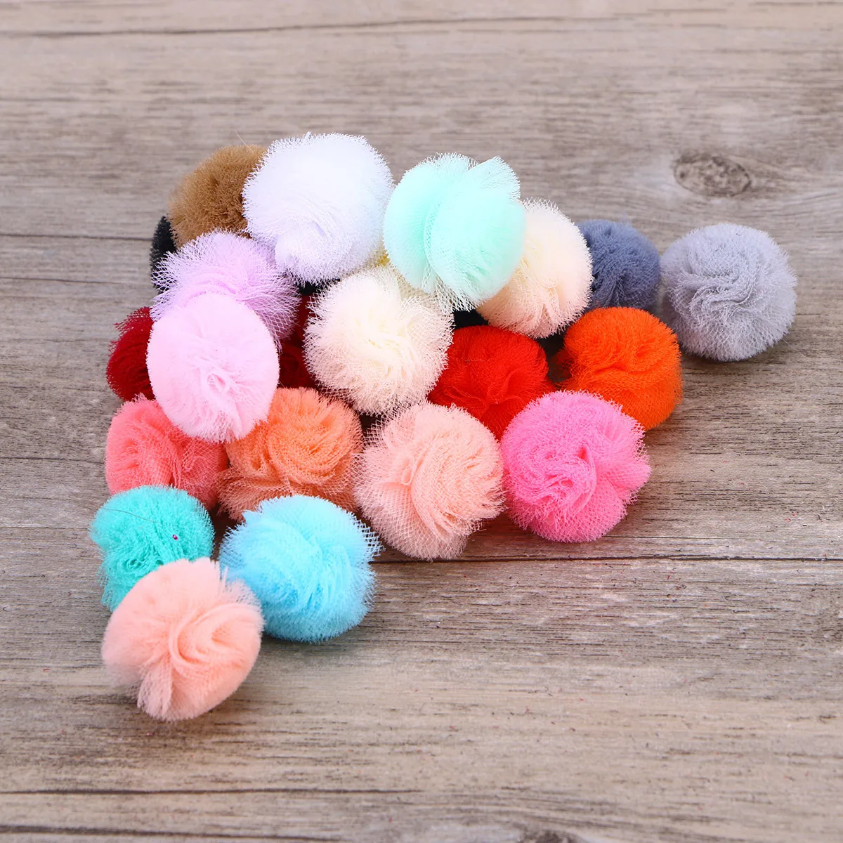 

24Pcs Net Mesh Hair Ornament for Pets Puppy Dog Hair Band Elastic Hairband for Pet Topknot Small Bowknot Grooming Accessories
