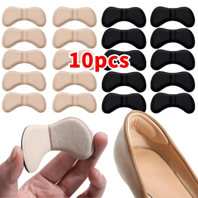 5Pairs Heel Insoles Patch Pain Relief Anti-wear Cushion Pads Feet Care Heel Protector Adhesive Back Sticker Shoes Insert Insole