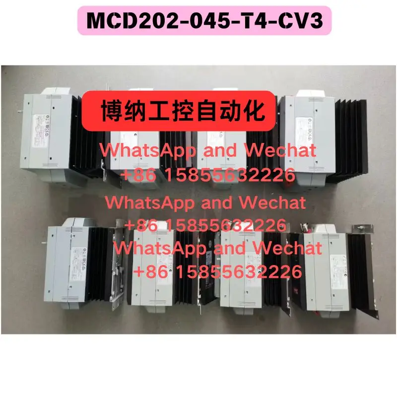 Used OEM disassembled parts MCD202-045-T4-CV3 soft start Functional test OK Fast Shipping