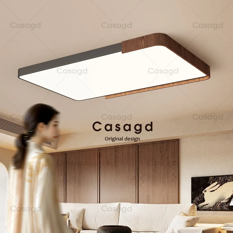 Wabi Sandy Wind Living Room Ceiling Light Medium Ancient Style Modern Simple Bedroom Full Spectrum