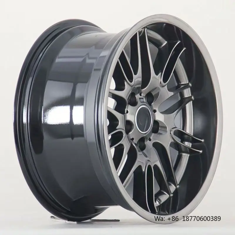 Legendary 5X120 Cast Wheels 17 18 Inch Hyper Black Alloy Passenger Car Wheel for BMW M5 M3 7 Series E28 E32 E34 E38 E39 Style 65 view 3