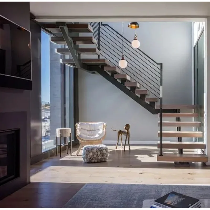 custom.Simple Modern Stairs Grill Design House Used Metal Staircase