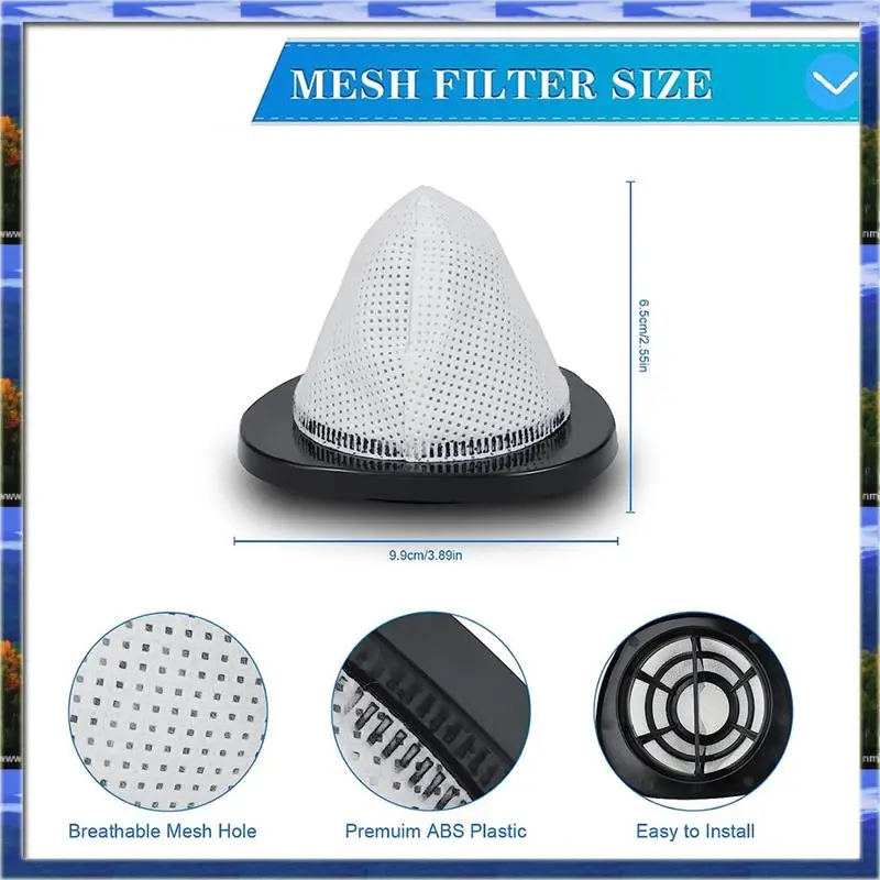 Het filter 2030 voor Bissell 3-in-1 lichtgewicht steelstofzuiger voor 2030, 20303, 20306, 20307, 20309, 2030H Vervang onderdeel 161150