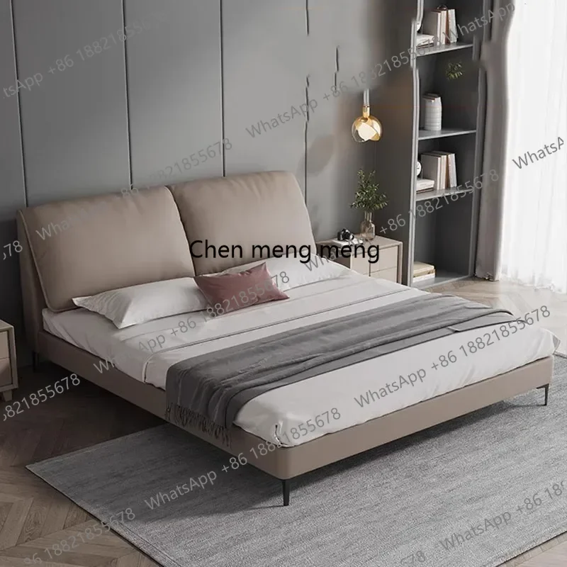 

Современная кровать для спальни, двуспальная японская королева, детские роскошные изголовья принцессы, компактная кровать, мягкая мебель для гостиной Cama