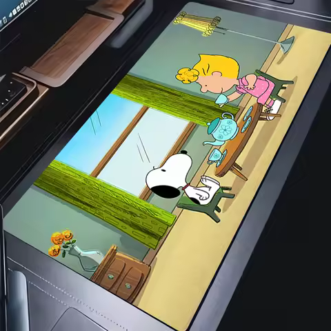 Mouse Pad Anime Carpe Cartoon S-snoopy Large PC Gamer Computer Mousepad Varmilo Keyboard Gaming Accessories Waterproof Desk Mat