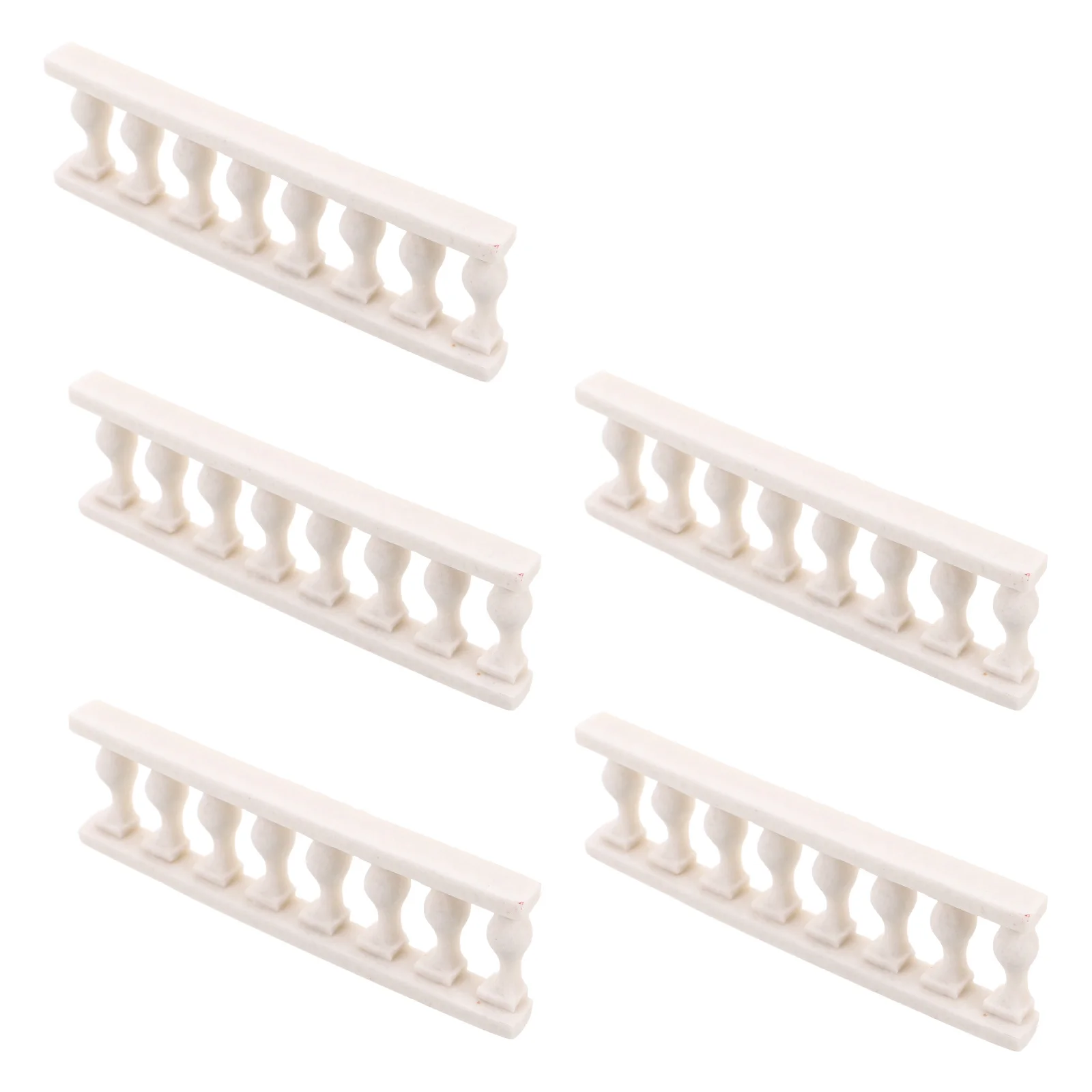 

5Pcs Miniature Fence Micro Landscape Decorative Mini Railing for Garden Pot Adornment Mini Creative Scenery Accessories