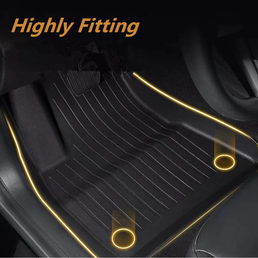 

Car Floor Mats For Kia K5 Kaiku K2 K3 K4 Smart Run Saratu Furidi KX1KX3 KX5 Lion Run Full TPE Waterproof Car Foot pads