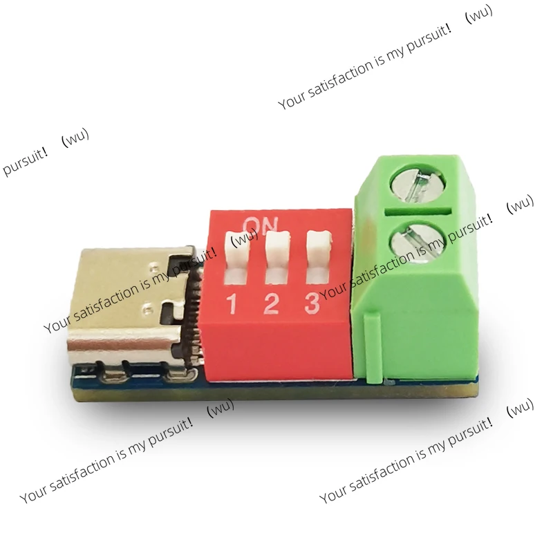 PD QC Trigger Board Dial Adjustment Voltage Fast Charging Test  Decoy Module Type-c 5~20V Support PD3.0  PD2.0 BC1.2