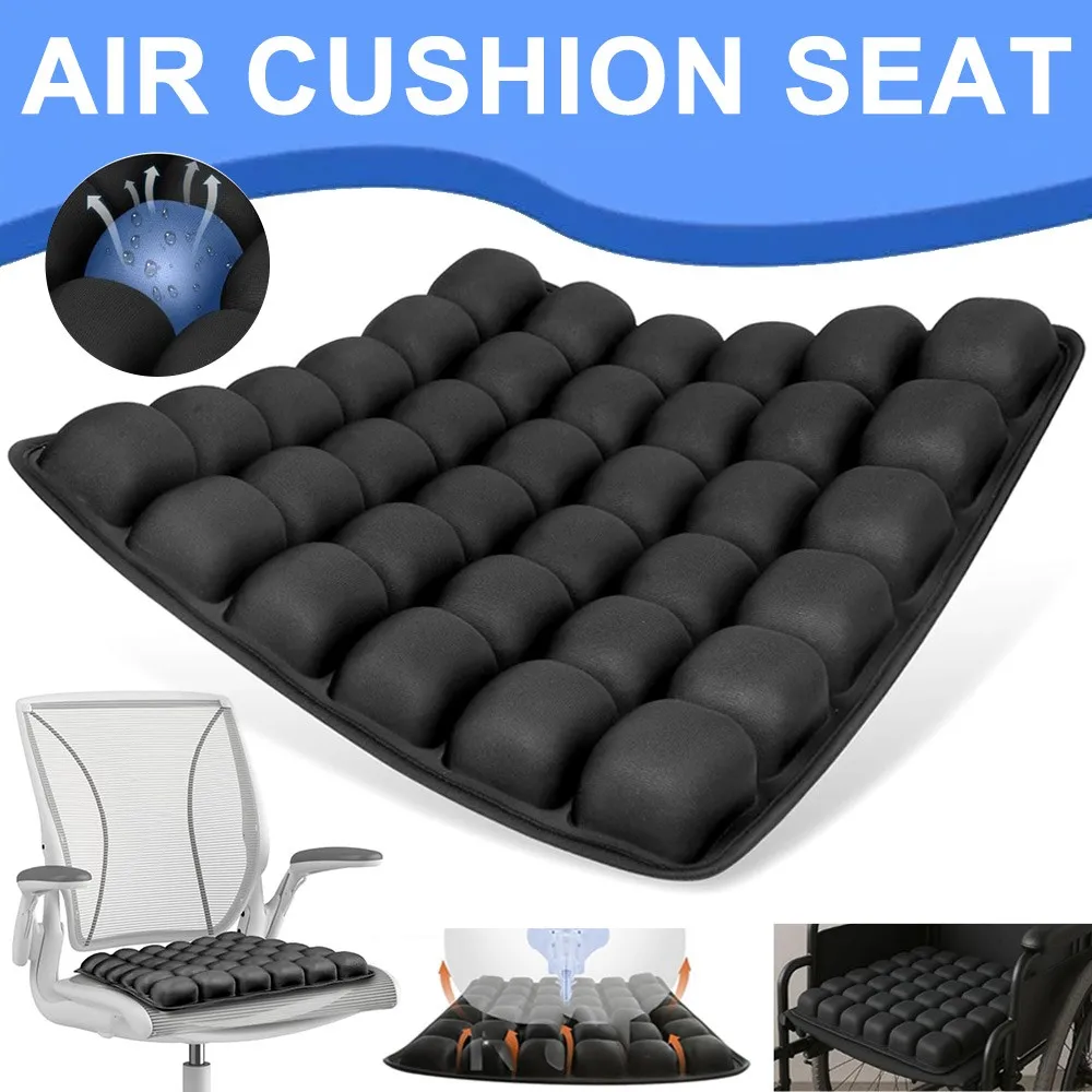 Comfortable Inflatable Air Cushion Seat 36 Airbag Travel Portable Office Pad Mat