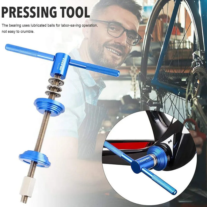 Bike Headset & Pedal Install Tool Kit: BB & Bearing Cup Press for Pro-Grade Maintenance