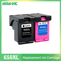 Compatible Ink Cartridge 650XL Replacement for HP 650 XL for HP650 Deskjet 1015 1515 2515 2545 2645 3515 3545 4515 4645 printer