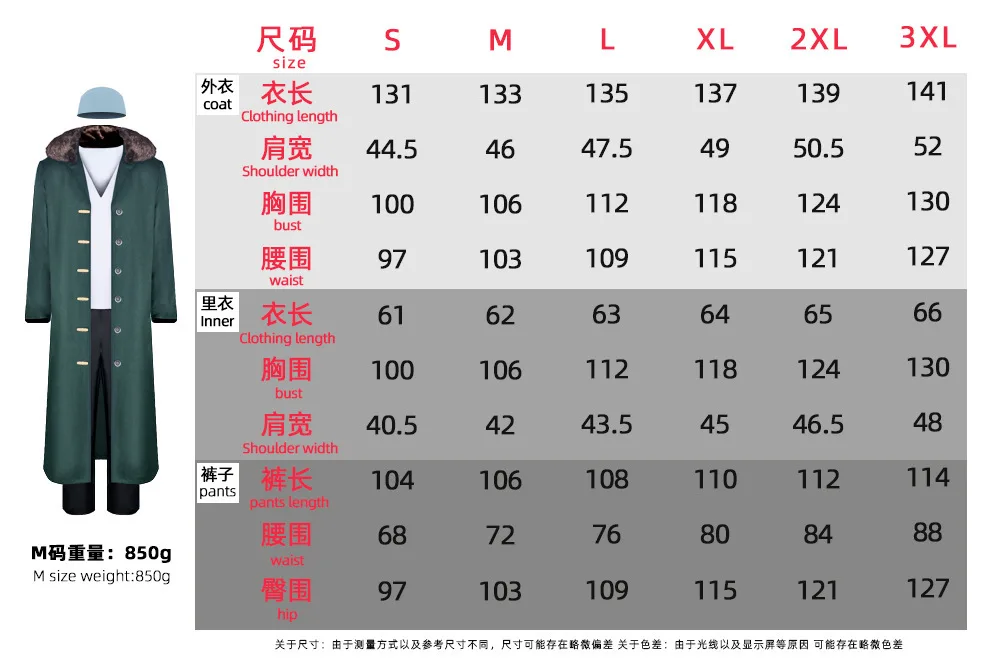 Disfraz de Cosplay de Anime Kuzan, abrigo verde, pantalones superiores, conjunto completo para hombre, traje de espectáculo de Halloween