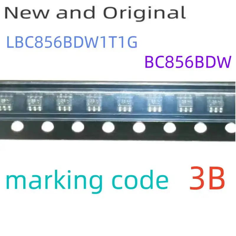 

Lbc856Bdw1T1G Bc856Bd Sot363 65V 100Ma Pnp/Pnp Transistor Marking Code 3B