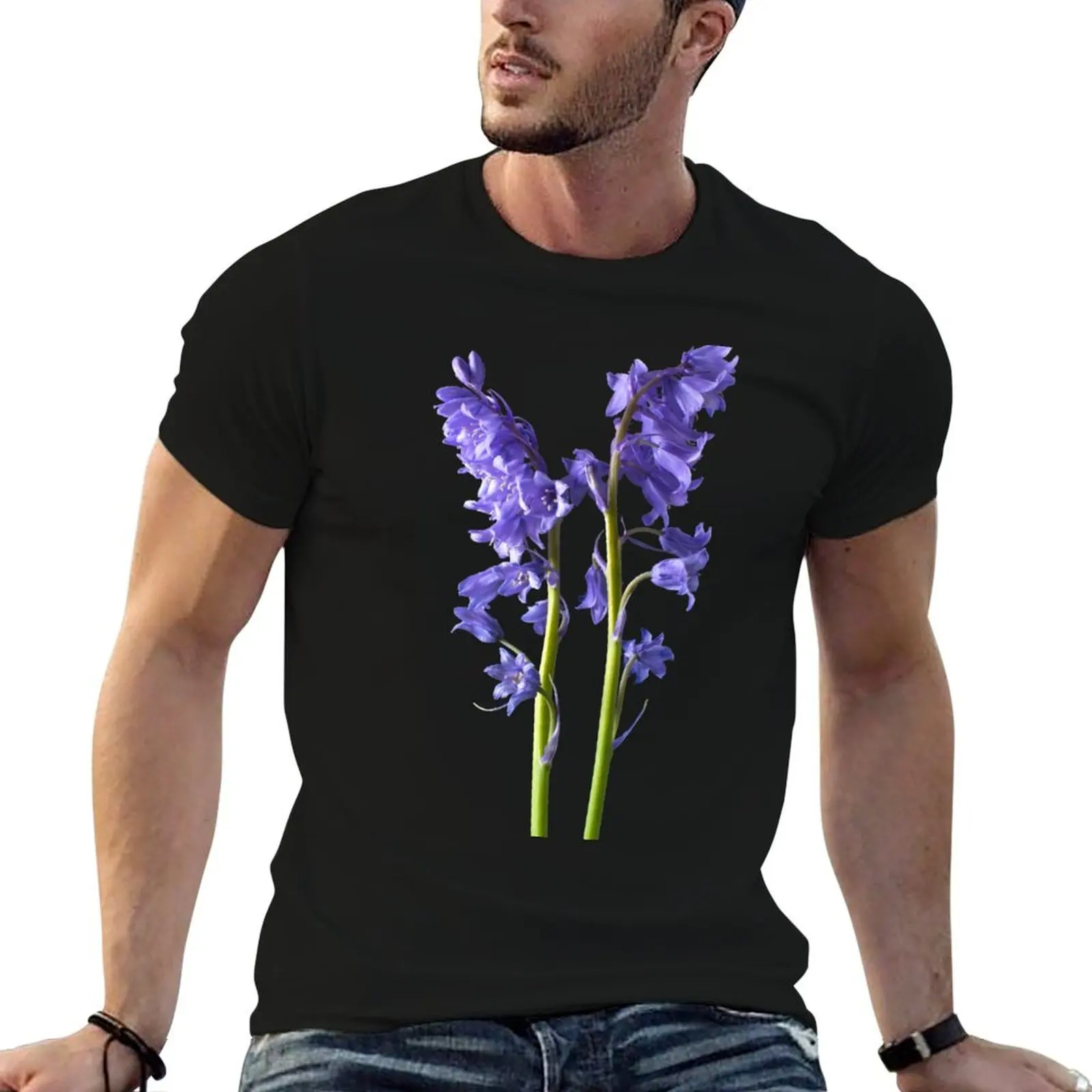 Bluebells, From the very Woods I Created! T-Shirt cotton graphic tees oversized graphic tee oversized t shirt men