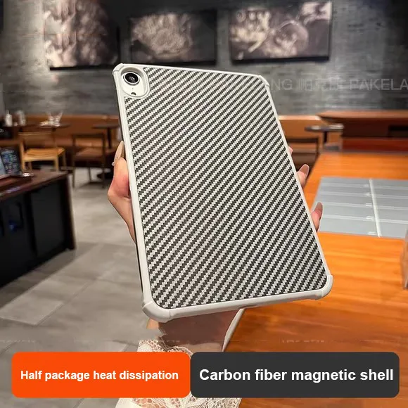 

Магнитный чехол из углеродного волокна для iPad 11-го поколения 11 дюймов Air 13 7 11 6 5 4 3Pro 10,2 9,7 10th 10,9 Mini 7 6 A17 Pro 11 12,9 13