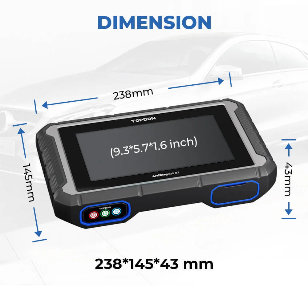 Topdon ArtiDiag900 BT OBD2 Scanner Car Diagnostic Reset Tool ECU Coding TPMS All System Scan Tool Key Coding