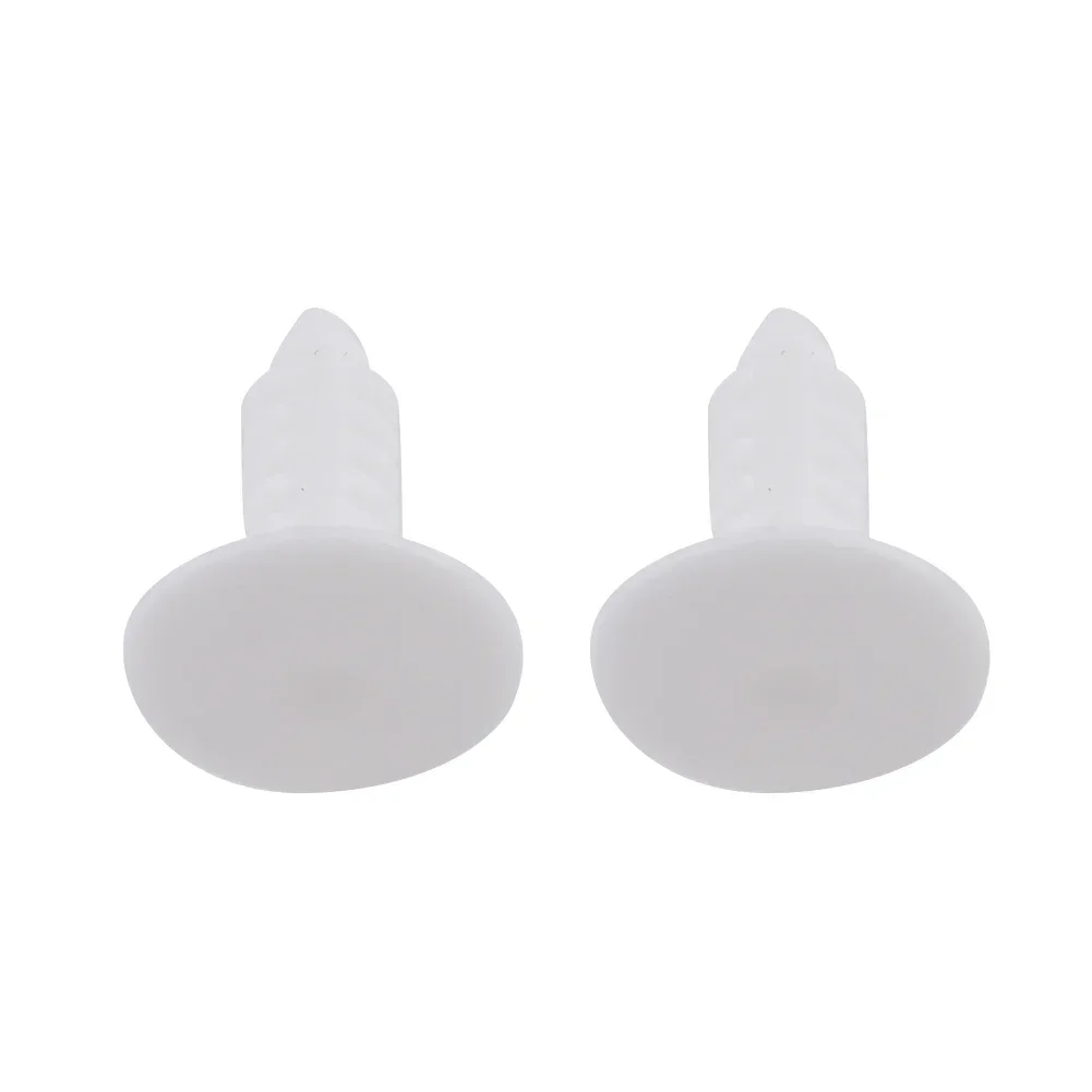 60pcs Car Plastic Rivets Fasteners Door====ps White For Automotive White============etainer Bum==================er Rivets Clips