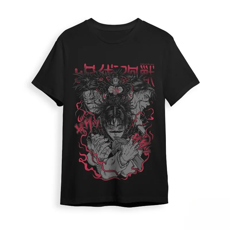

Jujutsu Kaisen short-sleeved T-shirt men's summer Fushiguro Megumi Gojo Satoru Tiger Stick Hisahi surrounding clothes T-shirt