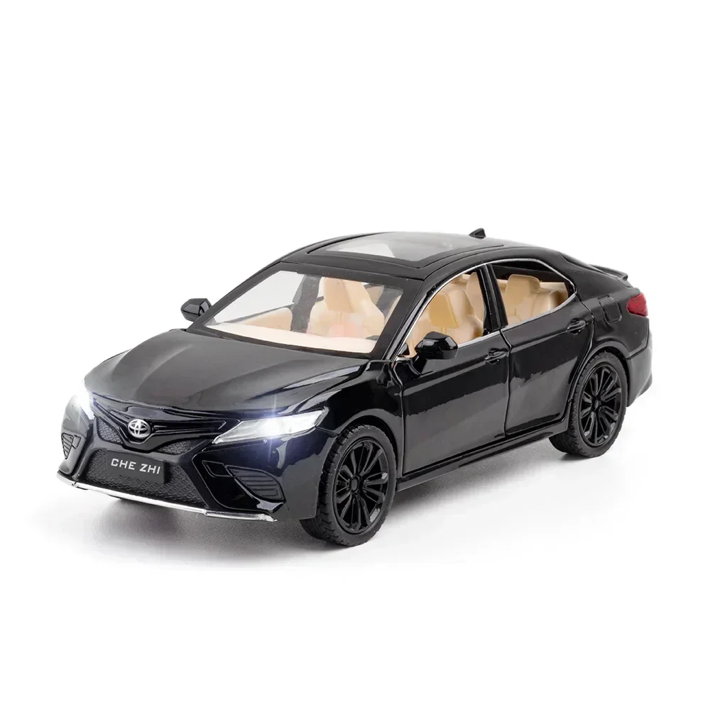 1:24 Camry alta simulazione pressofuso in lega di metallo modello di auto suono luce tirare indietro collezione regali giocattolo per bambini