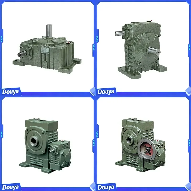 Factory High Quality WP Helical Worm Gear Reducer Hard Gearbox WP Worm reducer Large Output Torque Wormgear Reducer