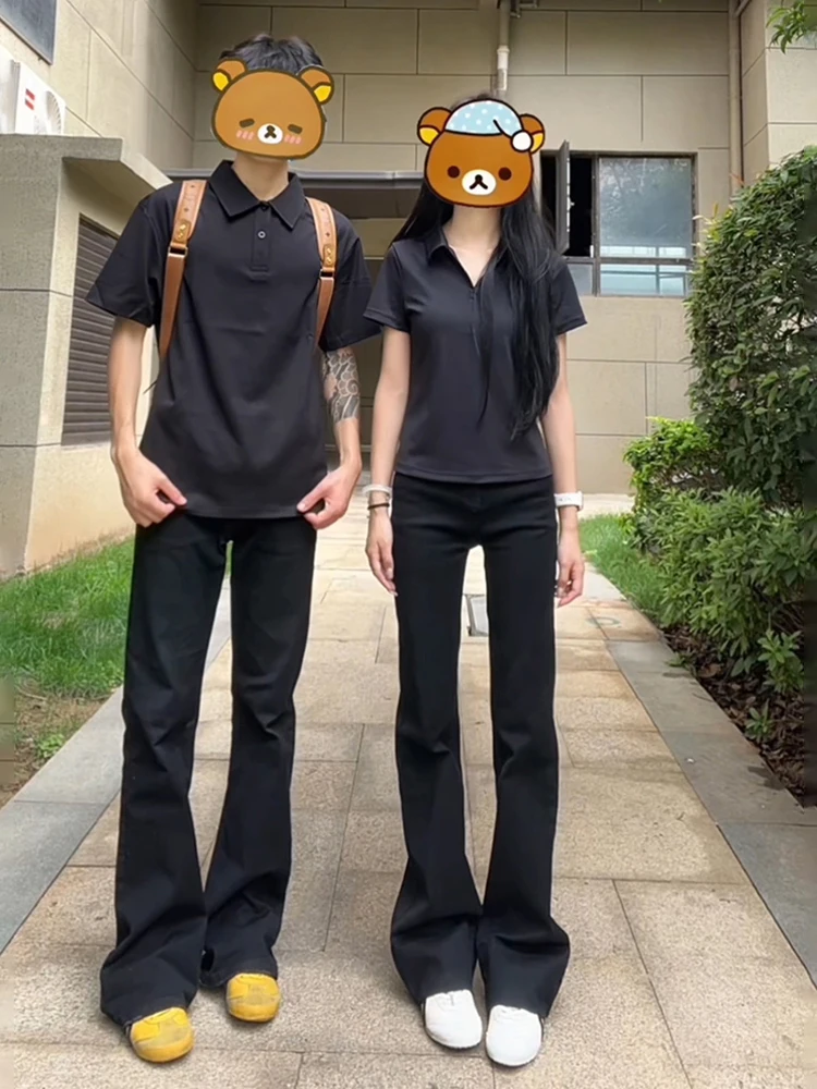 

Bla Straight Leg Jeans Slim Fit Bootcut Thin Summer Sle Men Women High Street Vibe Wear Resistant Youth Faion Jeans