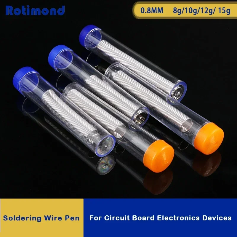 

0.8MM Portable soldering Wire Pen Silver Solder Wire for Mobile Phone Instrument Repair Tools 1/5pcs
