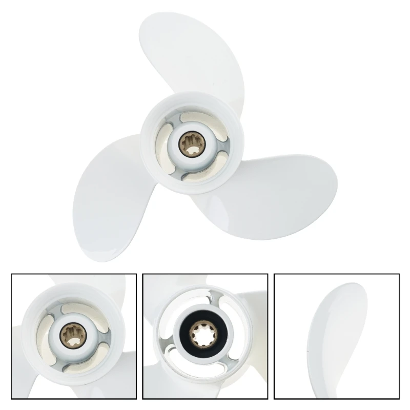 

96GB Enhanced Thrust 9.75inch Diameter Boat Propeller Suitable for 9.9HP 15HP 20HP 683-W4592-02-EL Leisurely Fishing Vessels