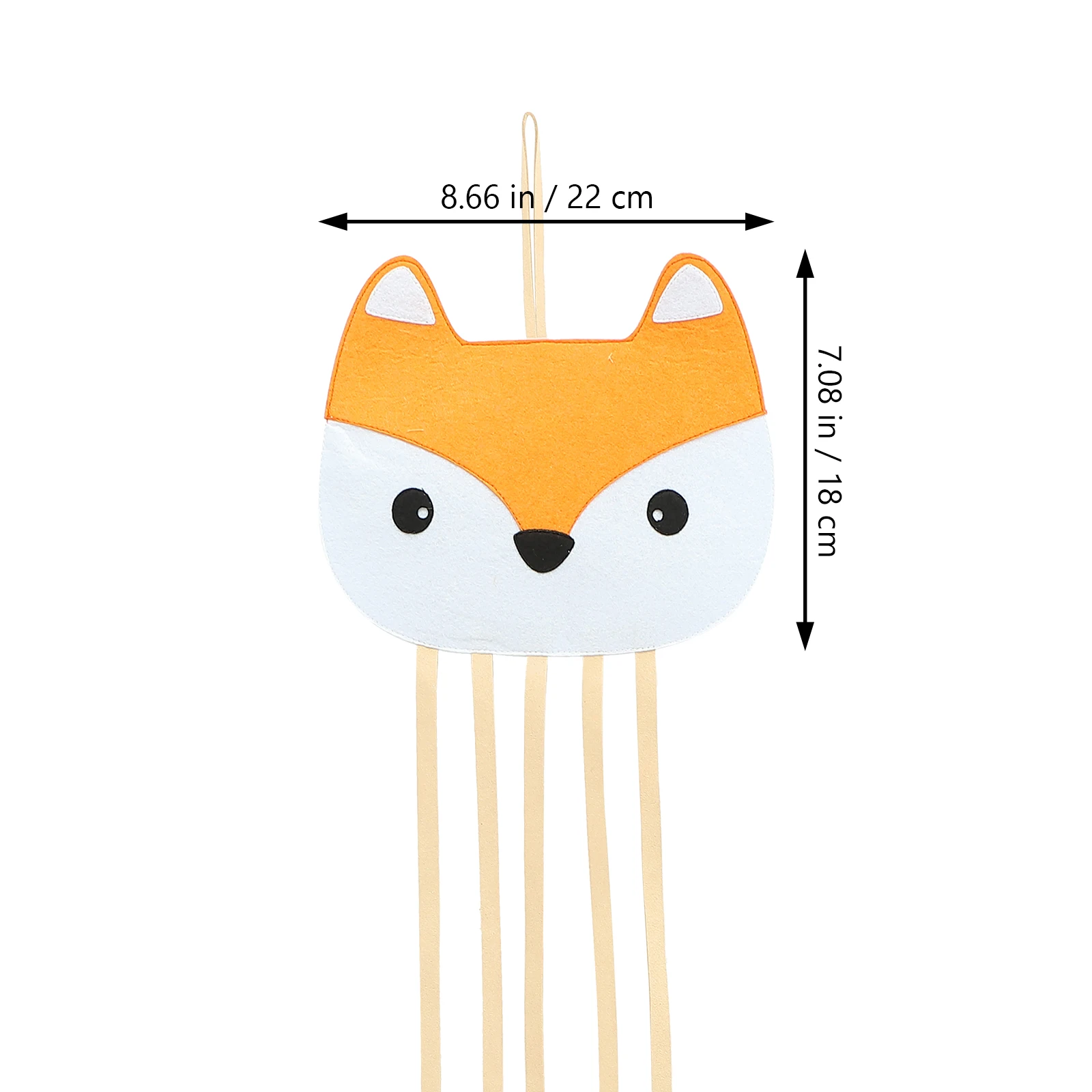 

Creative Hairpin Storage Organizer Cartoon Fox Hair Clips Hanger Wall Decor Rack For Girl Kids Room Felt Hair Bow Holder